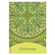 Блокнот А6 80 арк., клітинка, "Kaleidoscope" зелений