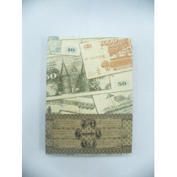 Блокнот діловий UKRAINE А5, 96 арк., клітинка, обкл. штучна шкіра, синій