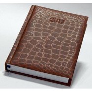 Щоденник датований 2017, CROCO, коричневий матовий, А6 Щоденник датований 2017, CROCO, коричневий матовий, А6