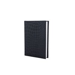 Ежедневник датированный 2020, CROCO, серый матовый, А6