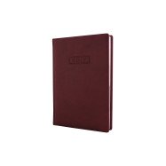Ежедневник датированный 2017, Optima, VIVELLA, бордо, А5