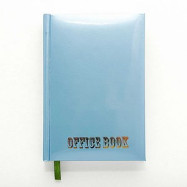 Щоденник А6 176арк.. ламінація, "Блокнот" ("Office book") морська хвиля метал.фарба не датований