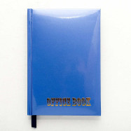 Щоденник А6 96арк.. ламінація, "Блокнот" ("Office book") синій металлизир.фарба не датований