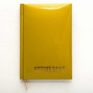 Щоденник А6 96арк. ламінація, "Блокнот" ("Office book") зелений металлизир.фарба не датований