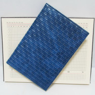 A5-0761-15 Ежедневник недат. клетка А5 "Dark blue skin"