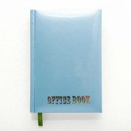 Щоденник А6 176арк.. ламінація, "Блокнот" ("Office book") морська хвиля метал.фарба не датований