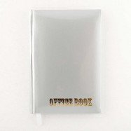 Щоденник А6 96арк. ламінація, "Блокнот" ("Office book") срібло металлизир.фарба не датований