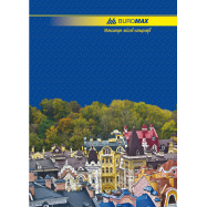 Книга обліку 96 арк лін.,оф.(тв. лам. обл), А4 BUROMAX BM2401