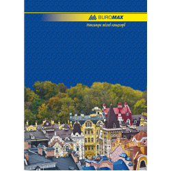 Книга канц. А4, 96 л. лин.,оф.(тв. лам. обл), BUROMAX А4 BM2401
