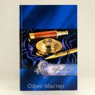 Книга амбарная А4 96л.ламинация 65гр/м2 клетка,нитки