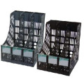 лоток д/док., верт.,3отд.,черн., 4-402, 4OFFICE