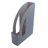 Лоток для паперів вертик, пластик. сірий