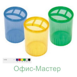 Стакан-подставка на 4 отдел. пластик.черн.