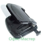 дырокол пластик, 8см,45л, черно-серый, 4330, NORMA
