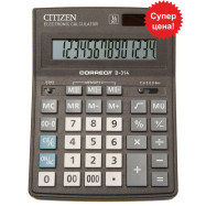 Калькулятор Citizen Correct D-314,(205*150) бухгалтерський, 14 р.