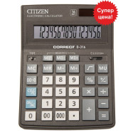 Калькулятор Citizen Correct D-316,(155*205) бухгалтерський, 16 р.