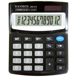Калькулятор Daymon DS-312, (123*100) бухгалтерський, 12 р.