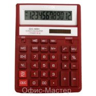 Калькулятор СITIZEN SDC-888T ХRD бордо