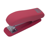 Степлер BUROMAX, №24/6-26/6, 20л, 65мм, RUBBER TOUCH розовый