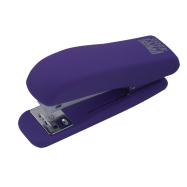 Степлер пластиковий до 20арк., (скоби №24, 26), RUBBER TOUCH фіолетовий BM4202-07
