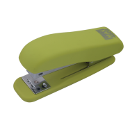 Степлер пластиковий до 20арк., RUBBER TOUCH св-зелений BM4202-15