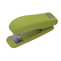 Степлер пластиковий до 20арк., RUBBER TOUCH св-зелений BM4202-15