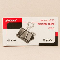 Бiндери,41мм, 12шт., 4753, NORMA
