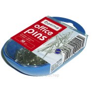 Булавки офисные, 50гр. в пласт. уп.