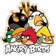 Гумка для олівця "Angry Birds", 5 см