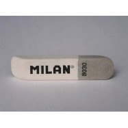 Ластик MILAN 8030, комбинированный бело-серый