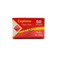 Скрепка 78мм, 50шт., круглая арт. KL1810 KLERK