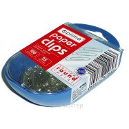Скріпка кругла 25мм, 100 шт. в пласт. уп.