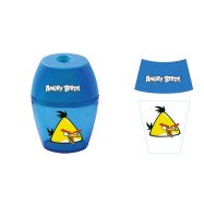 Чинка пластикова з контейнером "Angry Birds", 2 леза
