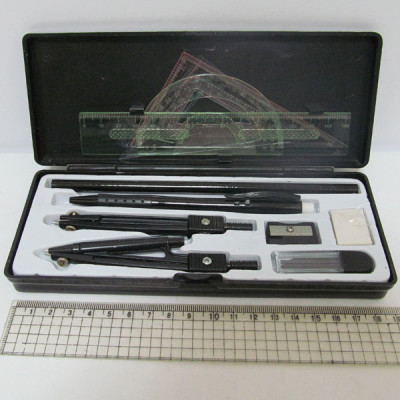 3800 Набір креслярський (готовальня 11pcs)