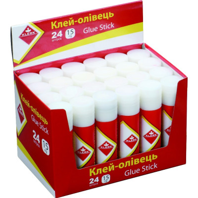 Клей-карандаш 15г на основе PVA арт. KL1215 KLERK