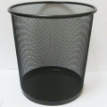 Корзина офисная метал. 26*28,, черная