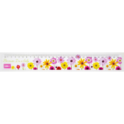 Линейка пласт.30см "Because im a Lady" 370390