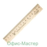 Линейка дер. 15  см