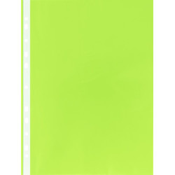 Папка-карманець , A4+, гладкий, салат.