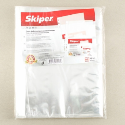 Файл А4+,30мкн.(100шт) Skiper