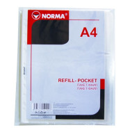 Файл А4+, 40мкн.(100шт)  глянец 5705 NORMA