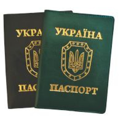 Обкладинка Паспорт Sarif ТМ"BRISK OFFICE" синий100х135 круглий куток