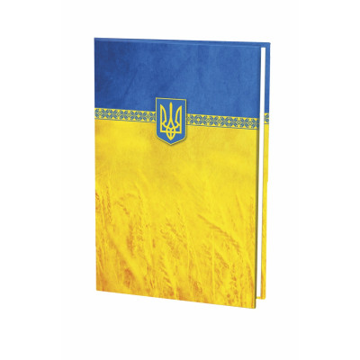 Папка до підпису, повнокольорова, жовто-блакитна