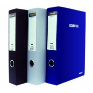 папка-коробка, A4, 6см, на липучке, черн., PP, 5223, SOZ