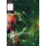 Папка А4 з 10 файлами Optima "Universe", асорті, 600 мкм O32108