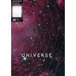 Папка А4 Optima на 30 файлов,  "Universe", ассорти