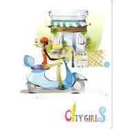 Уголок А4 "Сity girls" L6004