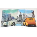 P0616-A4 Папка - конверт с кнопкой "Retro Auto" A4 18S, вертик., mix4
