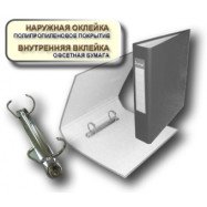 Папка А5 40мм на 2 кільця чорна