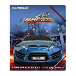 Папка пластикова на гумках "Racing", В5